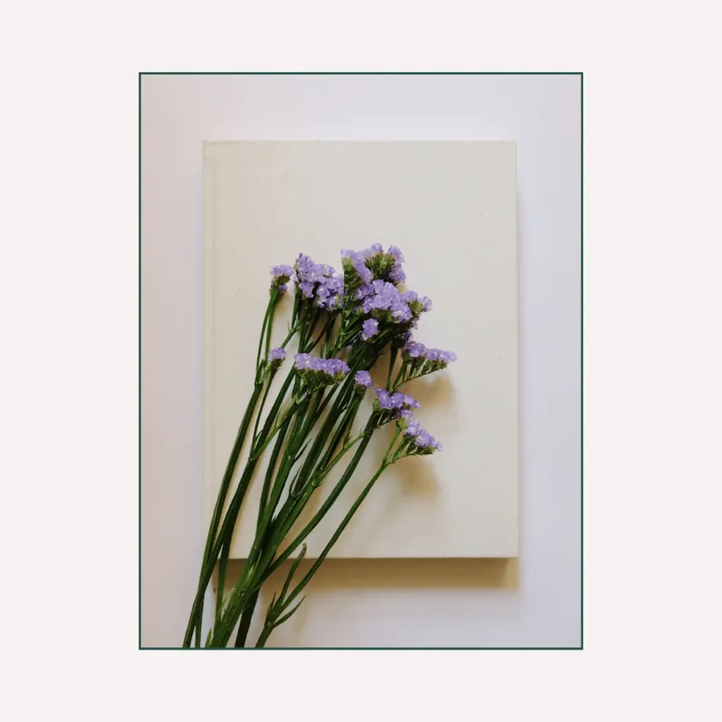 Lavender on a blank canvas. Heal wounded feminine energy