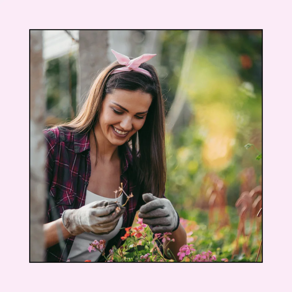 Woman-gardening